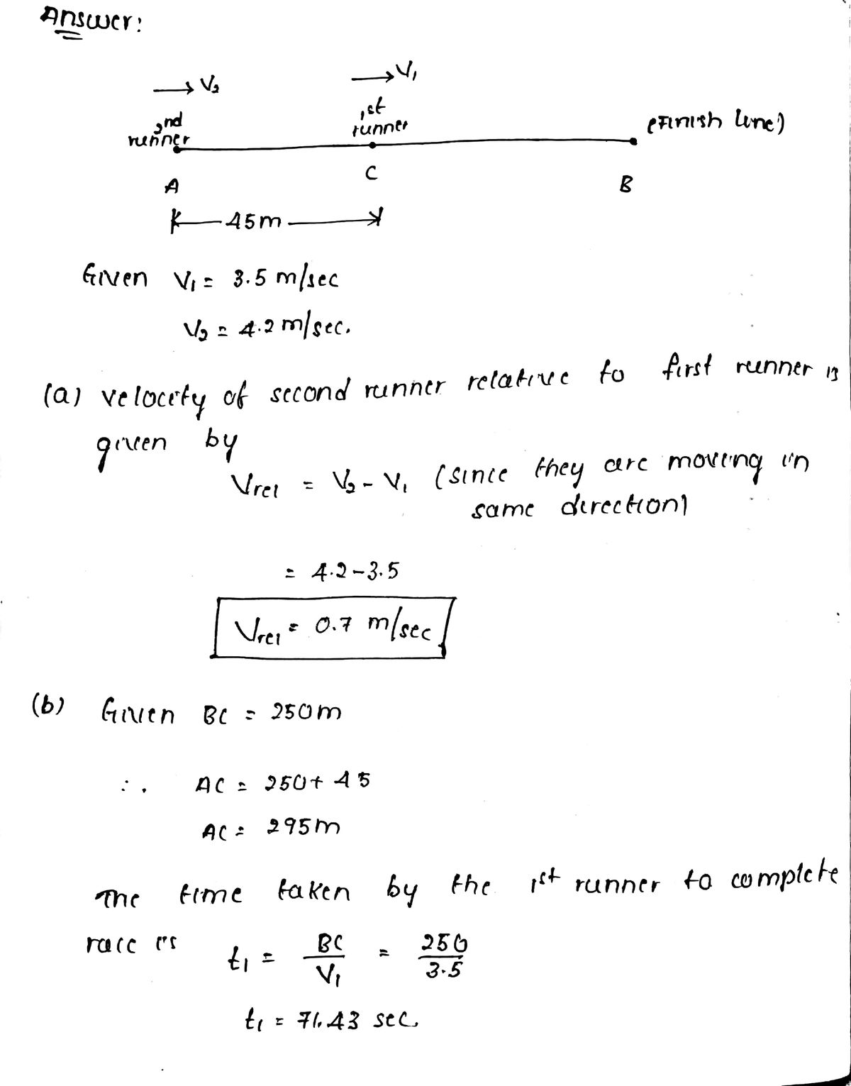 Physics homework question answer, step 1, image 1